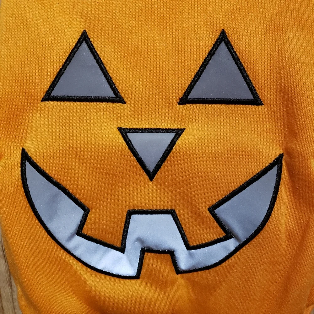 Reflective Dog Hoodie Jack O'Lantern Medium New Hyde & Eek Botique